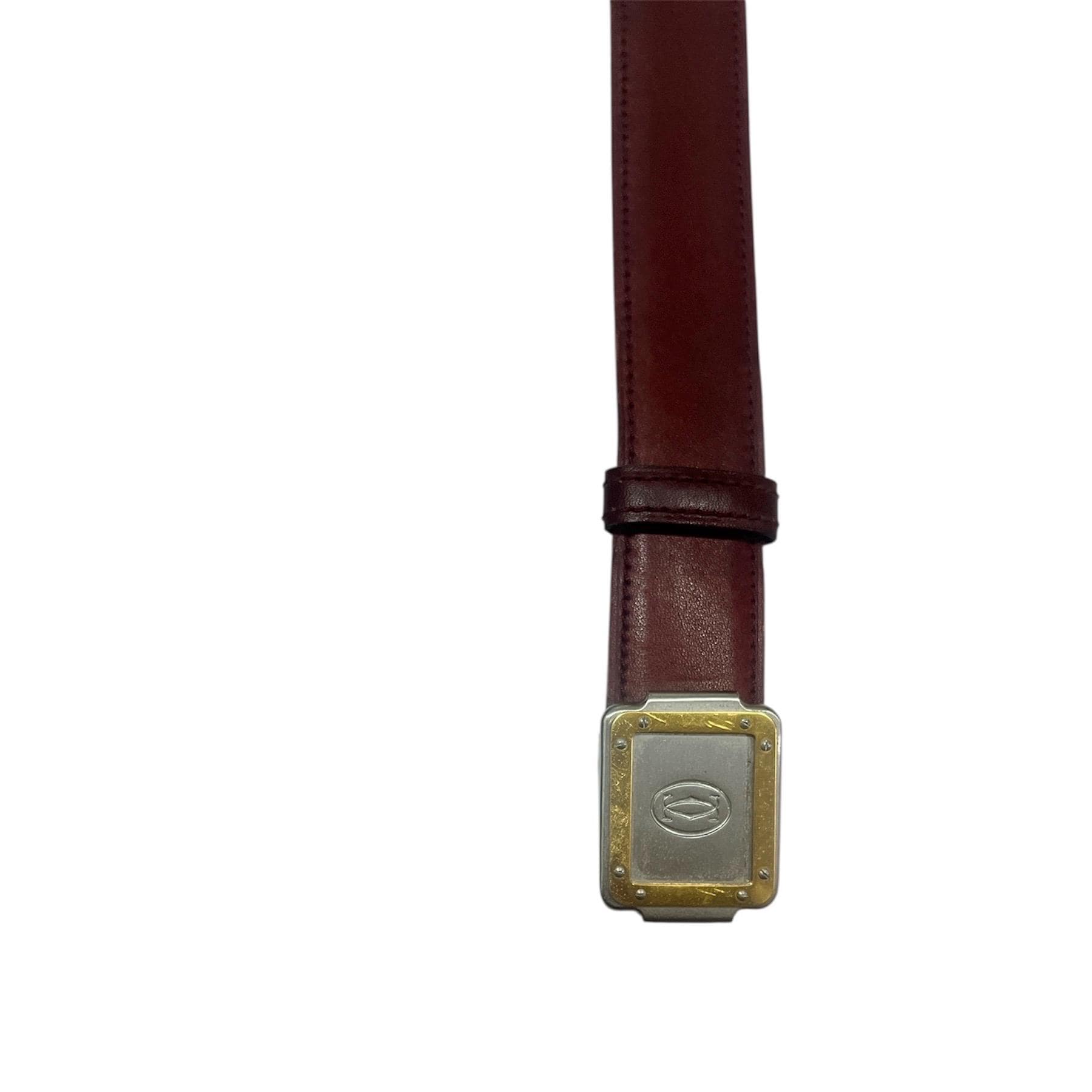Vintage Cartier Santos Must De Cartier Leather Belt - Etsy