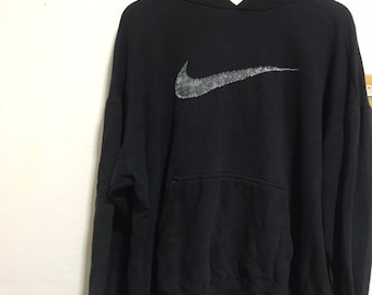 Vintage Nike swoosh logo hoodie sweatshirt Size L/3XL