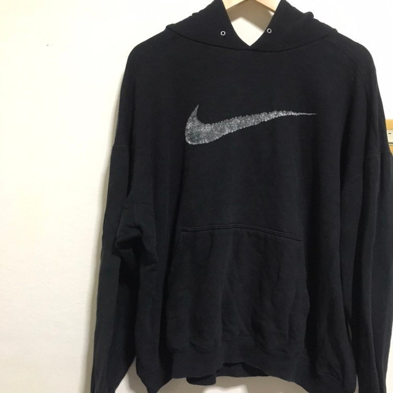 Vintage Nike Swoosh Logo Hoodie Sweatshirt Size L/3XL - Etsy