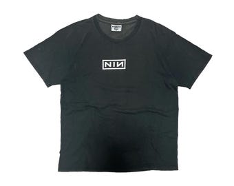 Vintage Nine Inch Nails band T shirt nirvana soundgarden radiohead grunge alternative rock