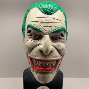 Clown Prince Face latex half mask and strap 1 of 1