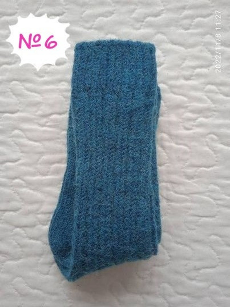 Blaue Socken Alpaka Peruanische Wolle Gr. 40-43 Bild 1