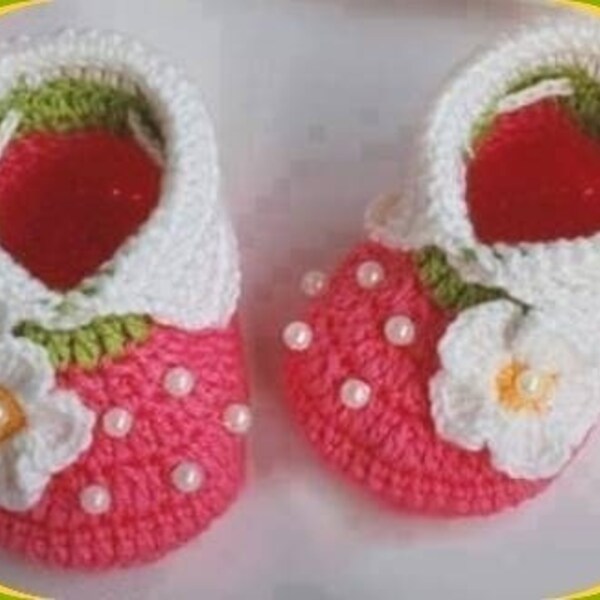 Strаwberry Baby  Booties,  BabyPhoto Props Booties, Baby Gift, Newborn Gift