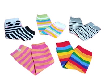 Leg Warmers  -  Boy Girl Baby Toddler Leg Warmers - Stripe Leg Warmers - Leggings