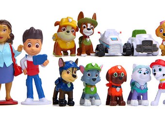 Gift 12 pc Set Paw Patrol Cake Toppers Action Figures Puppy Patrol Spielzeug Gift 12 pc Set Paw Patrol Cake Toppers Action Figures Puppy Patrol Spielzeug