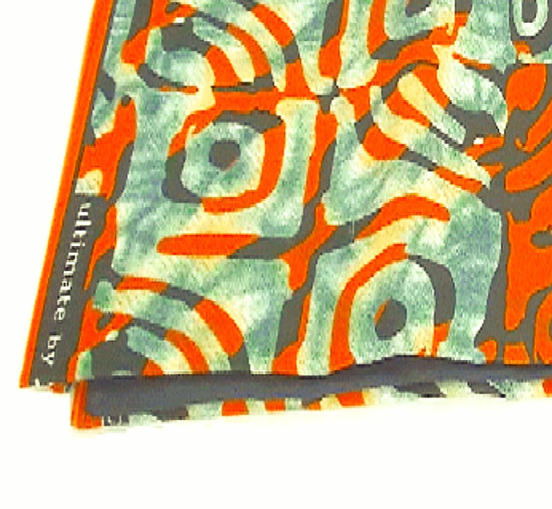 African Adire Pattern Fabric Traditional Printed Pattern 6 Yards 2 Fabrics