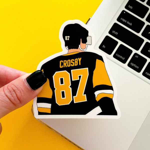 Pittsburgh Hockey Sticker - Waterproof, Glossy Sticker