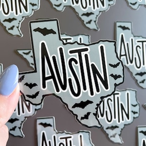 Austin Texas Sticker - Glossy Finish, Waterproof