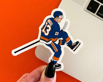 CLEARANCE: New York Hockey Sticker - Waterproof, Glossy Finish