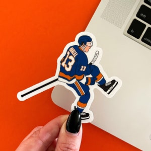 New York Hockey Sticker - Waterproof, Glossy Finish