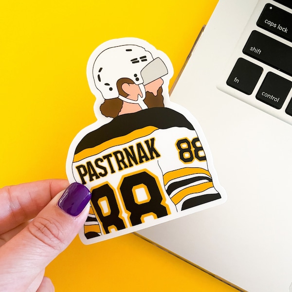 Boston Hockey Sticker - Waterproof, Glossy Finish