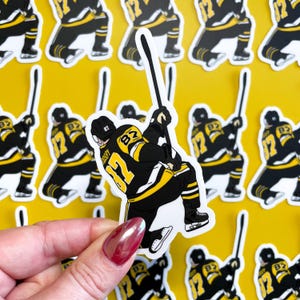 Pittsburgh Hockey Sticker - Waterproof, Glossy Finish