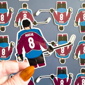 Colorado Hockey Sticker - Waterproof, Satin Finish