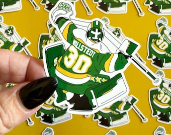 Minnesota Hockey Sticker - Waterproof, Glossy Finish