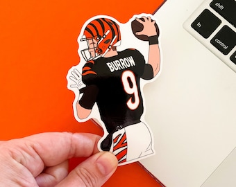 Cincinnati Football Sticker - Waterproof, Glossy Finish