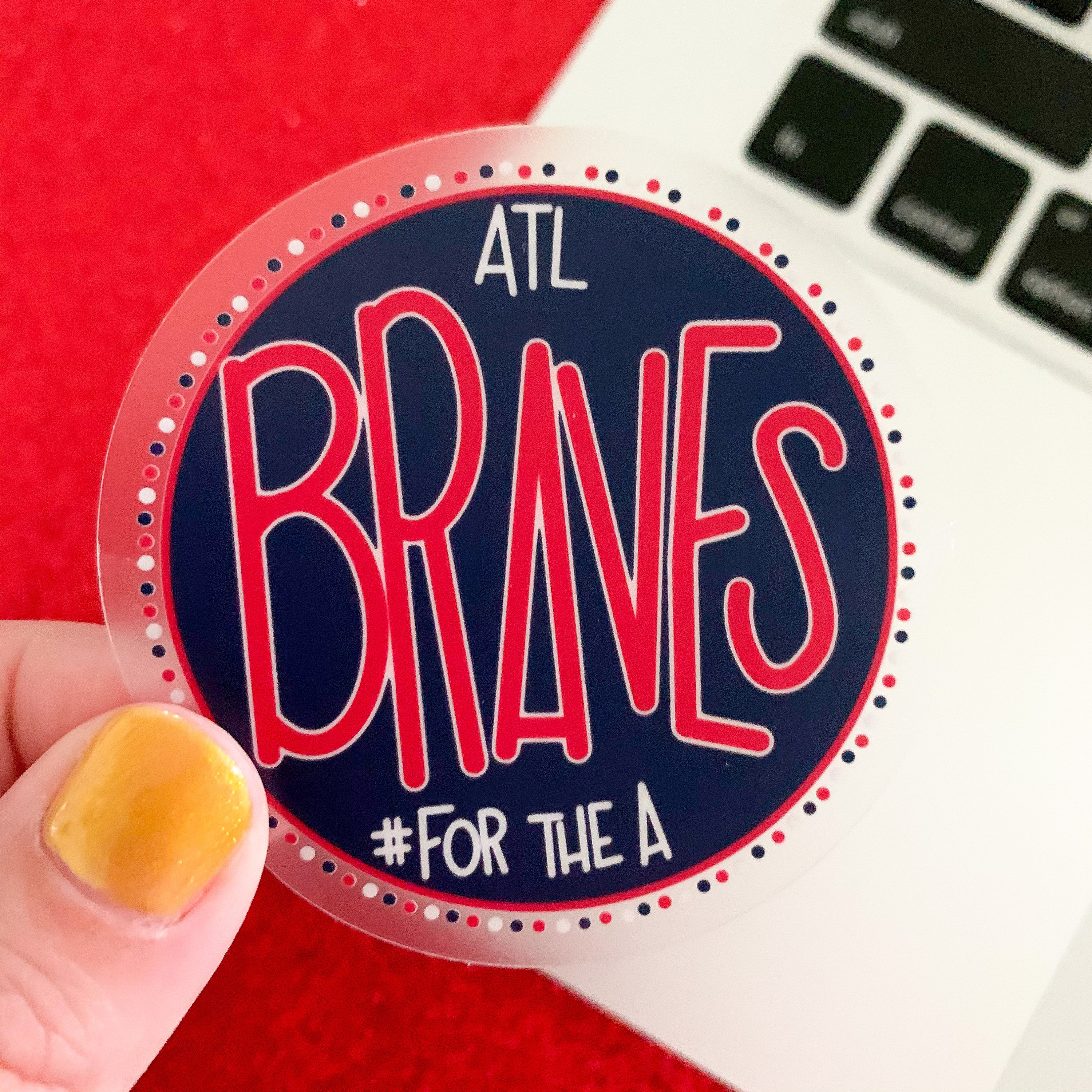 Atlanta Baseball Sticker - Waterproof