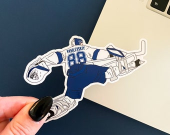 Tampa Hockey Sticker - Waterproof, Glossy Finish