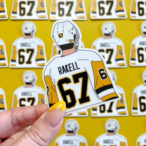 Pittsburgh Hockey Sticker - Waterproof, Satin Finish