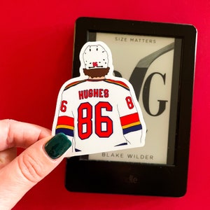 New Jersey Hockey Sticker - Waterproof, Glossy Finish