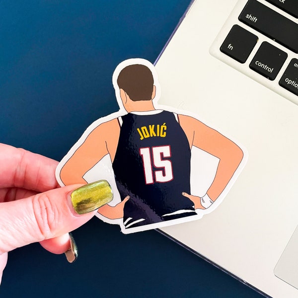 Denver Basketball Sticker - Waterproof, Glossy Finish