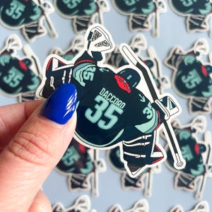 Seattle Hockey Sticker - Waterproof, Glossy Finish