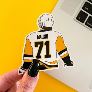 Pittsburgh Hockey Sticker - Waterproof, Glossy Finish