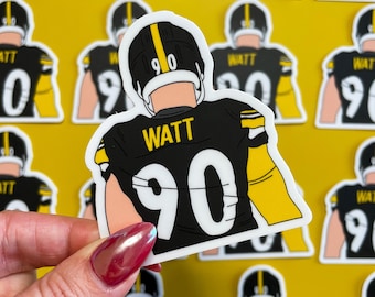 Pittsburgh Football Sticker - Waterproof, Satin Finish