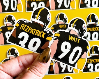 CLEARANCE: Pittsburgh Football Sticker - Waterproof, Glossy Finish