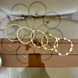 Gold Seed Bead Bracelet Pack