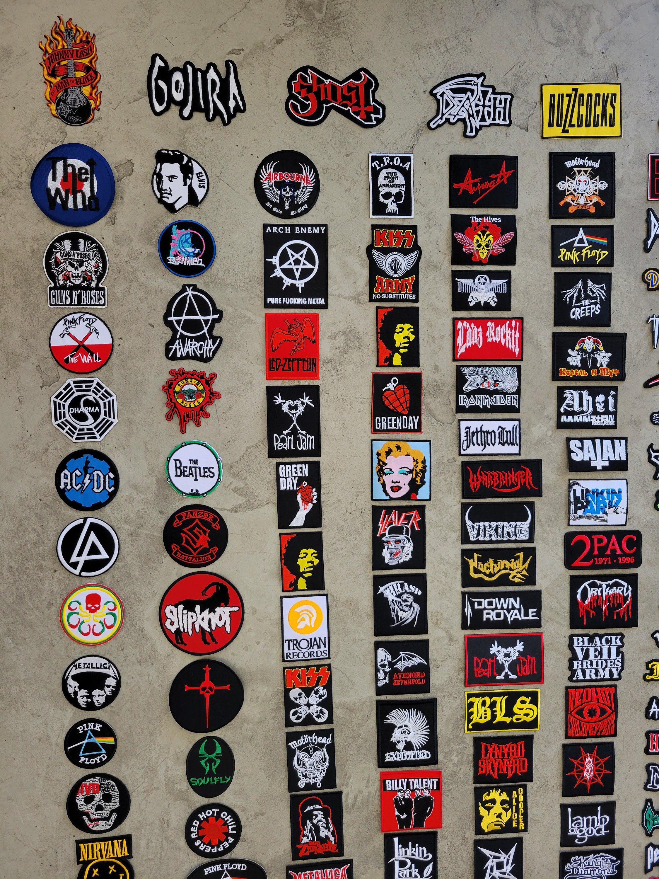 Embroidered Hard Rock/Metal/Punk Patches Page 1 Etsy