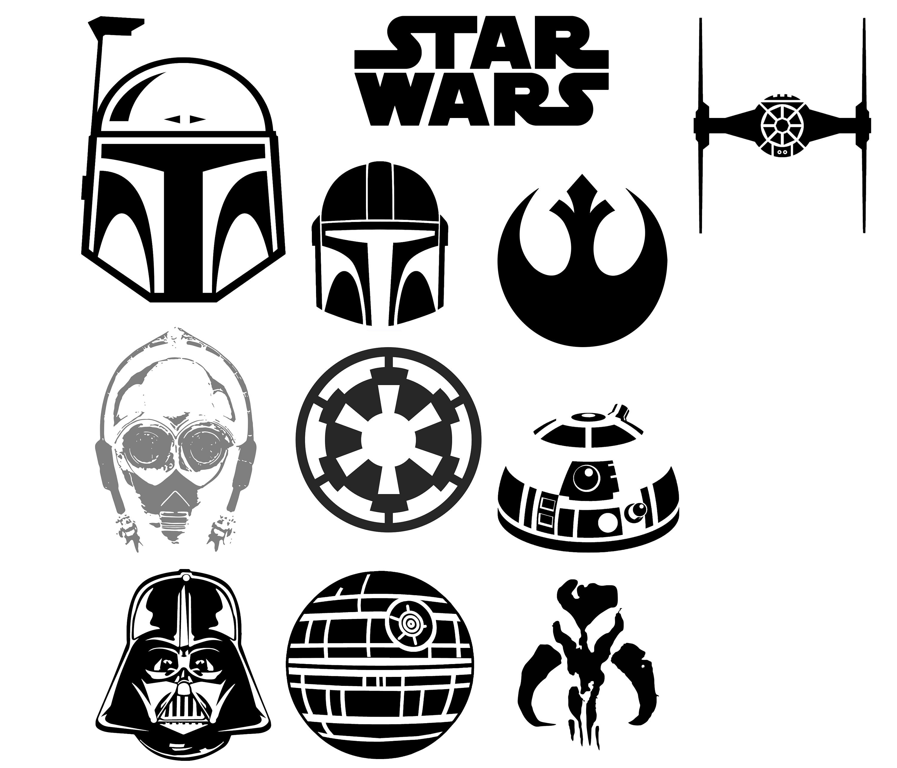 Star Wars Vinyl Decals Etsy