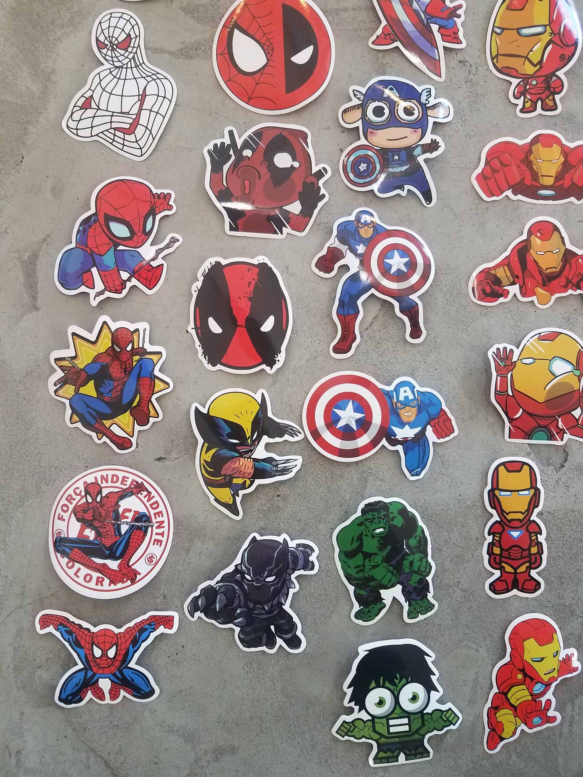DC & Marvel Vinyl Stickers Reusable Etsy