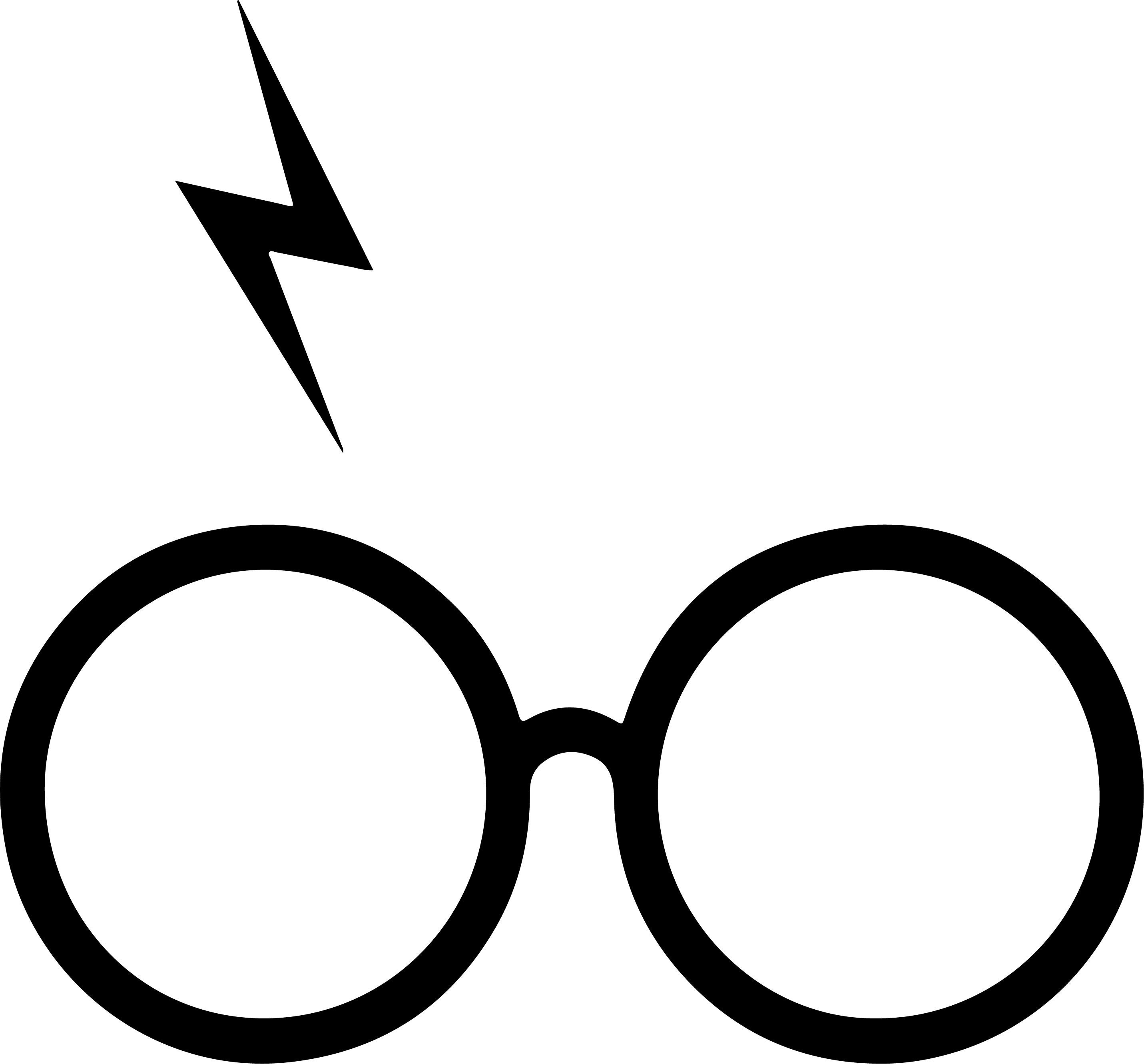 Calcomanía de vinilo Harry Potter Gafas y cicatrices de Harry | Etsy