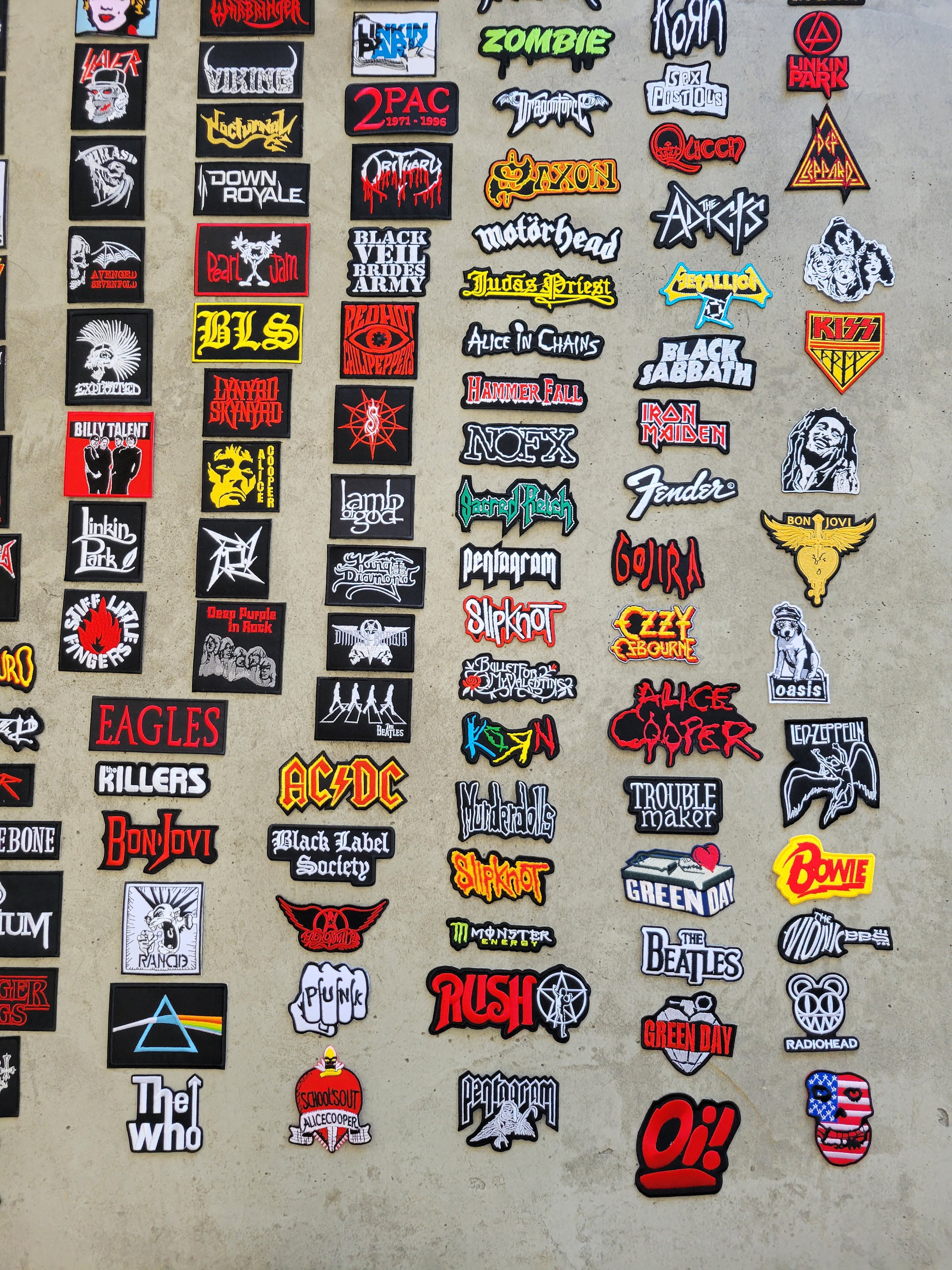 Embroidered Hard Rock/Metal/Punk Patches Page 1 Etsy