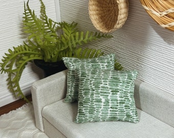 Dollhouse pillow decor, dollhouse miniatures, 1:12 scale, dollhouse decor, miniature pillow, miniature decor