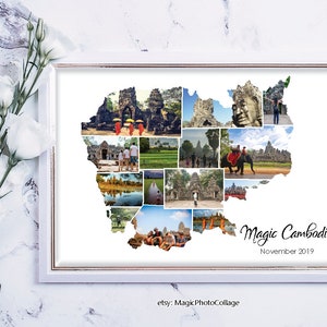 Cambodia Photo Collage