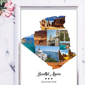 Algeria Travel Photo Collage