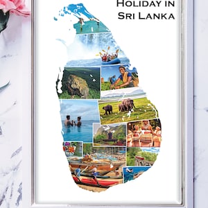 Sri Lanka Travel Photo Collage