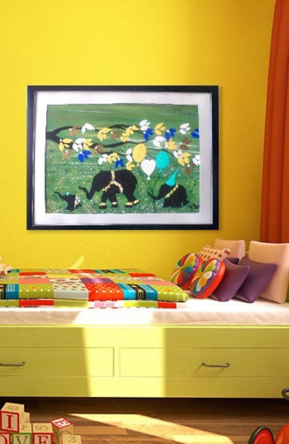 Handmade Safari Wall Art Baby Animals Nursery Wall Decor Etsy