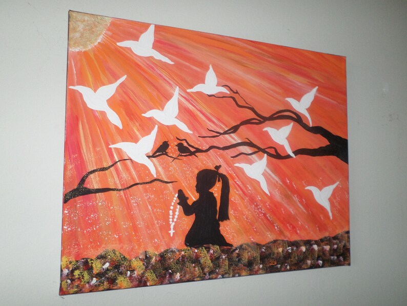 Handmade Christian Wall Art Nursery Acrylic Room Decor Little Etsy Canada