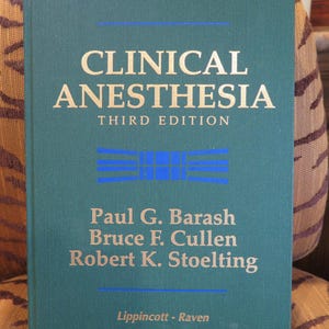 Rare Medical Book - Textbook - Anesthesia for the