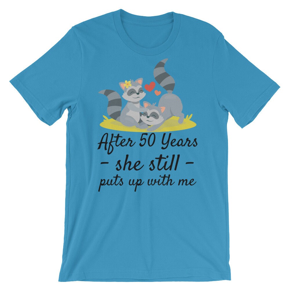 50th anniversary t-shirt anniversary gift golden | Etsy