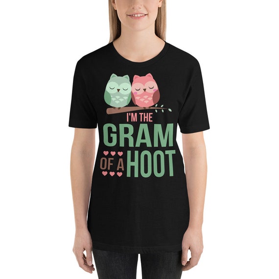 Owl Grandma of a Hoot Short-Sleeve Unisex T-Shirt, Gifts for Grandma Gift Idea, New Grandma Gift, Gifts for Grandma, Grandma to be