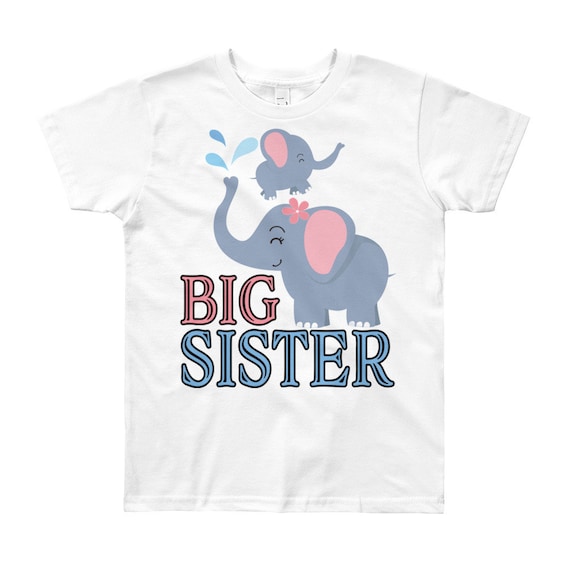 Elephant big sister shirt, big sister to be, big sister outfit, sister announcement, promoted big sister, sister shirts, promoted to big sis