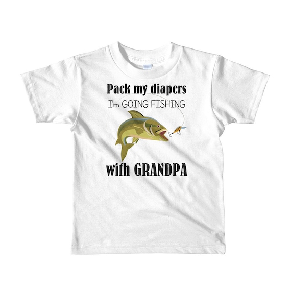 SALEGrandpa's Fishing Buddy - Short sleeve kids t-shirt - Fishing T-Shirt for Kids, fishing buddy, fishing buddies, fishing grandpa, grandpa