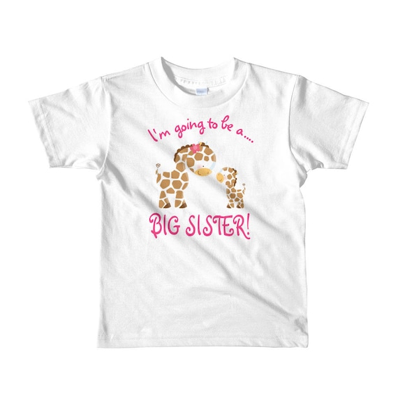 big sister shirt, I'm Going to be a Big Sister, Cute Giraffes Big Sister, big sister, big sister gift, sister announcement, big sister to be