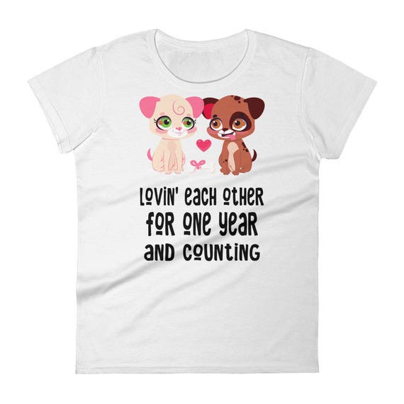 Cute First Anniversary Women's t-shirt |1st Anniversary T-Shirt, 1st Anniversary, first anniversary, anniversaries,anniversary gift