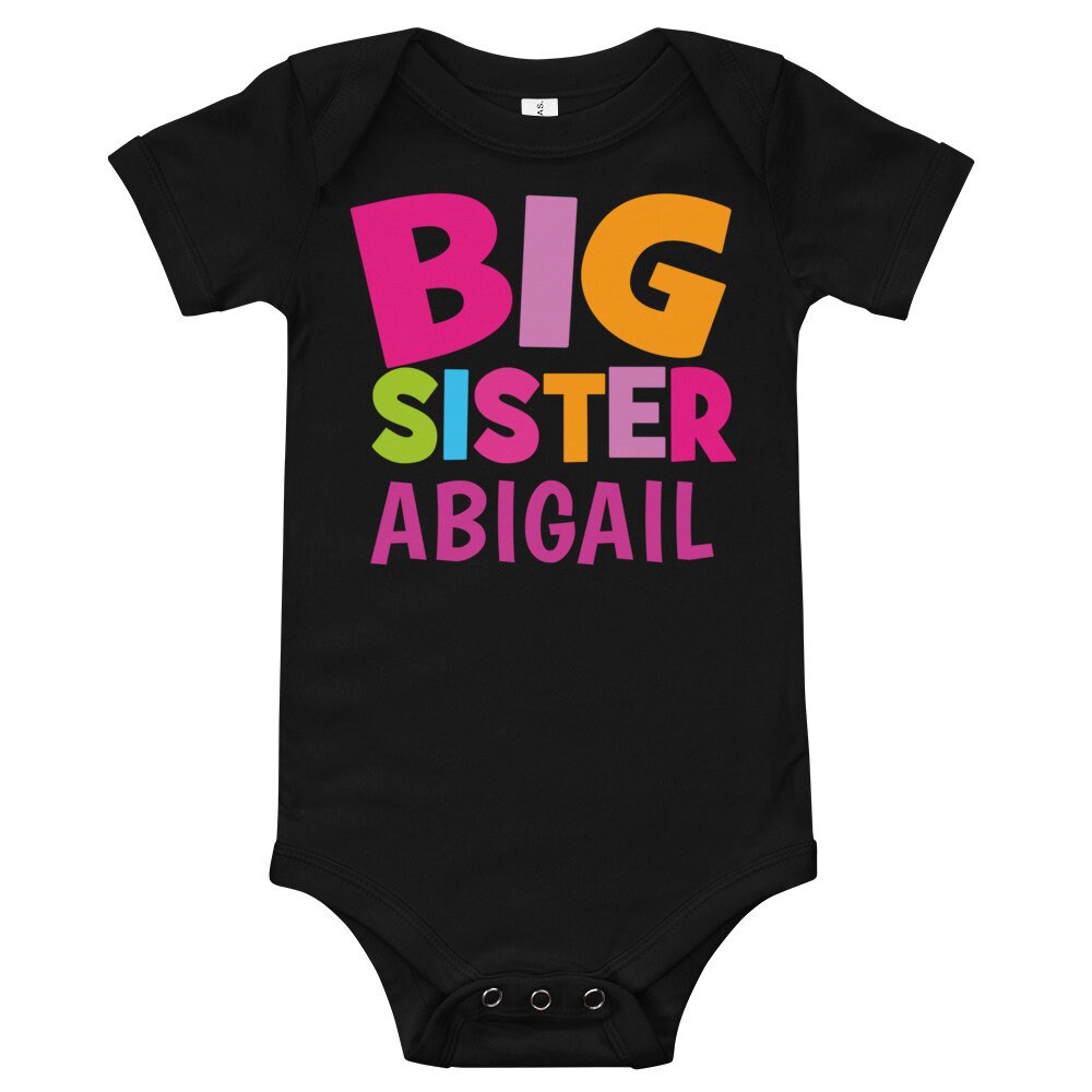personalized big sister little sister outfits