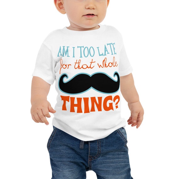 Mustache Baby Shower Baby Jersey Short Sleeve Tee, Funny Baby Boy Clothes, Mustache Baby Shirt, Hipster Baby Boy Clothes, Newborn Outfit