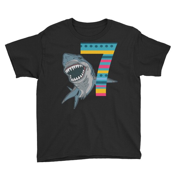 7th Birthday Shirt, Seventh BirthdayT-Shirt, Boys Seventh Birthday Shirt-Birthday Boys Shirt, Happy 7th birthday T-Shirt - birthday shirt -